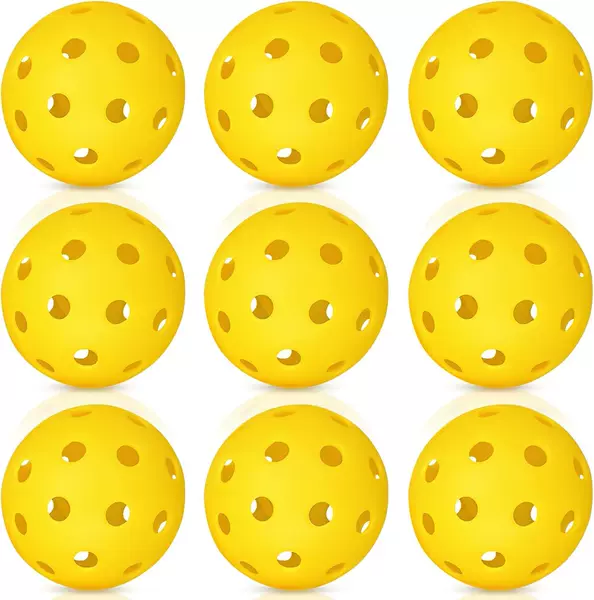 Cross-border Peak Ball 26-hole 40-hole 74mm One-piece Molded High Elastic Pickleball-resistant Training Ball