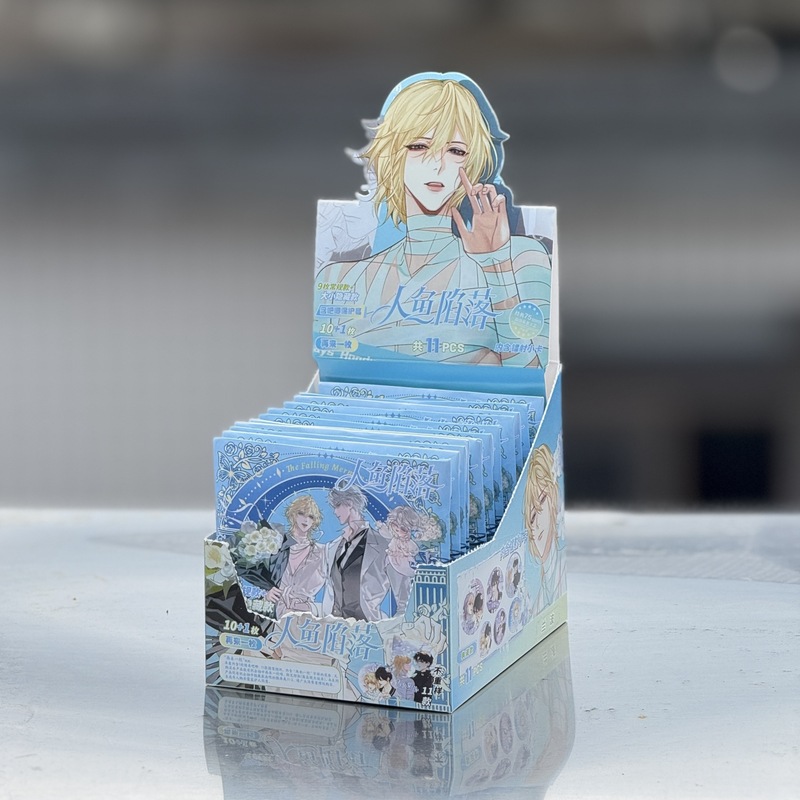 新款非人哉周边二次元谷子10+1吧唧盲盒75mm冷烫银葱抽带卡盲抽|undefined