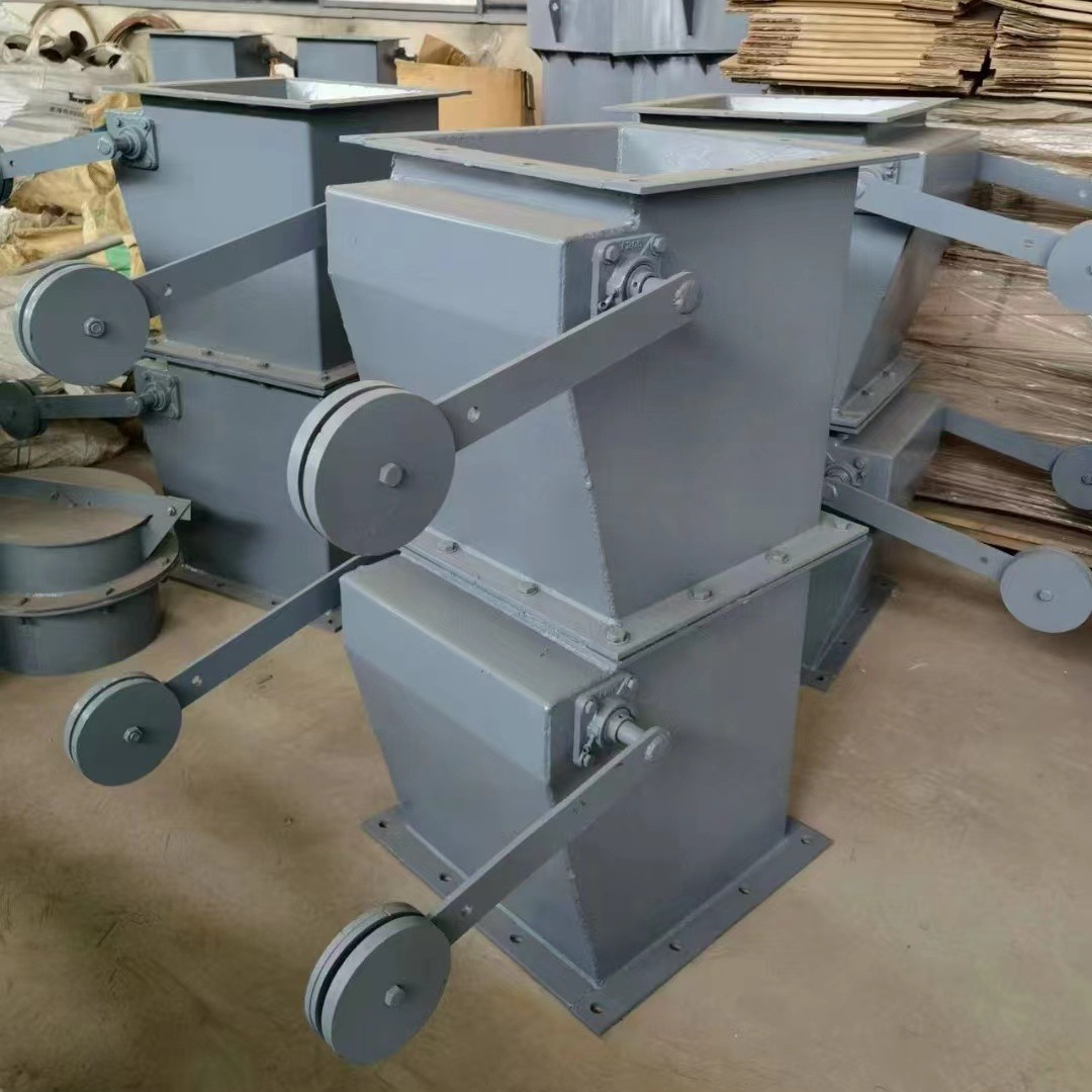 重锤翻板阀单层双层卸灰阀气动翻板阀重力卸灰阀电动翻板卸灰阀