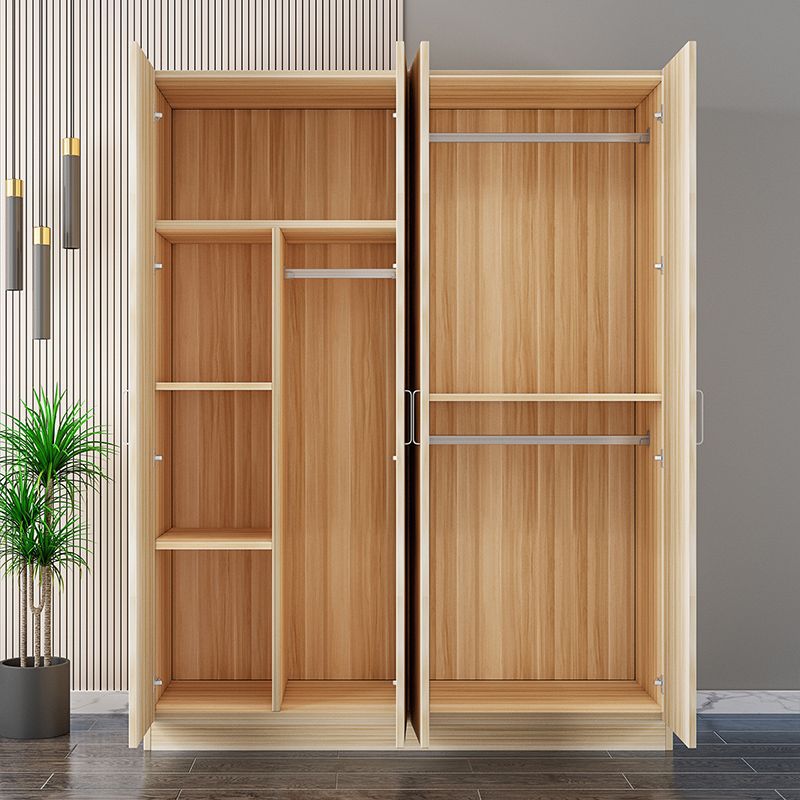Wardrobe Home Bedroom Rental Solid Wood Simple Storage Cabinet Modern Simple Assembly Storage Cabinet Economical