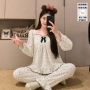 夏季春秋碎花长袖家居服