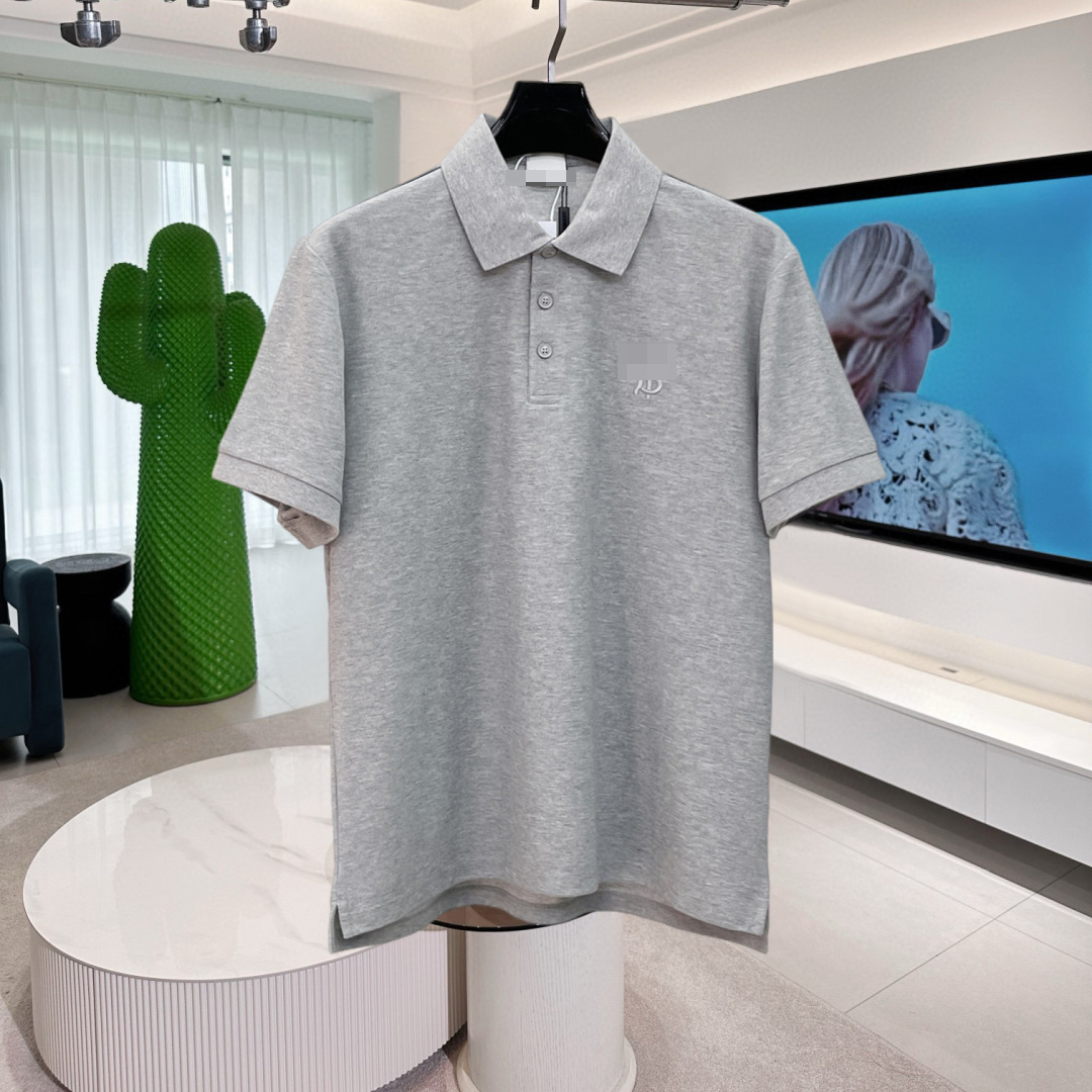 Cross-Border High-Quality Polo Shirts Made from 210g Pure Cotton 