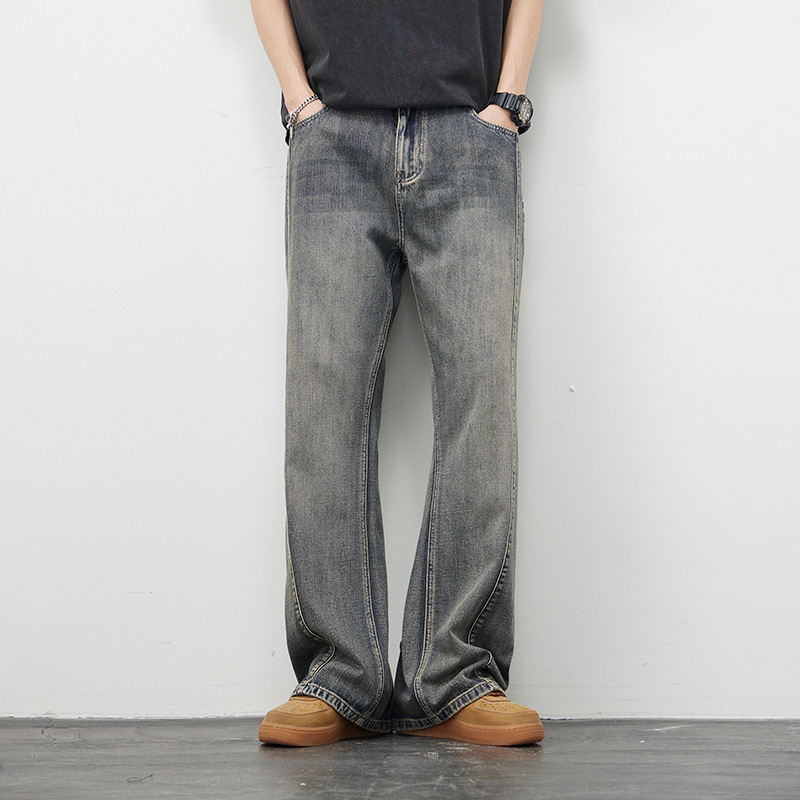 Denim spring megaphone