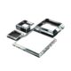 Cross-border Crystal Glass Square Small Ornaments Base Engraving Jewelry Display Plate Mine Standard Hand-made Base in stock