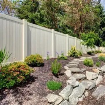 Garden Portable Privacy Fence White Vinyl Outdoor Pvc Fence