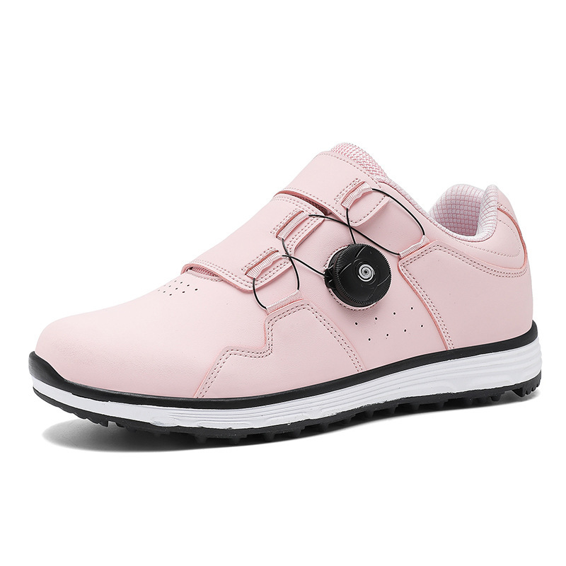 골프 신발 여성의 새로운 회전 버클 편안한 통기성 스포츠 골프 훈련 신발 여성 신발