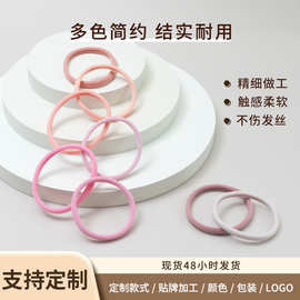 发圈卡装发圈高级感毛巾圈头绳高弹力皮筋女发绳扎头绳发饰无接缝