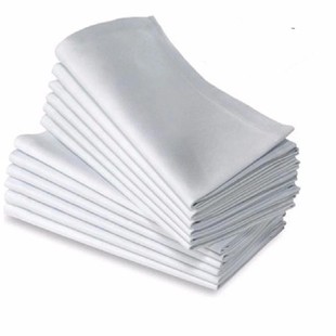 Cotton white paper napkins, water absorbent
