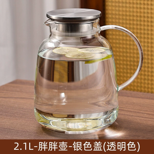 2.1L-Fat Pot Pot_Silver Lid (Transparent Color)