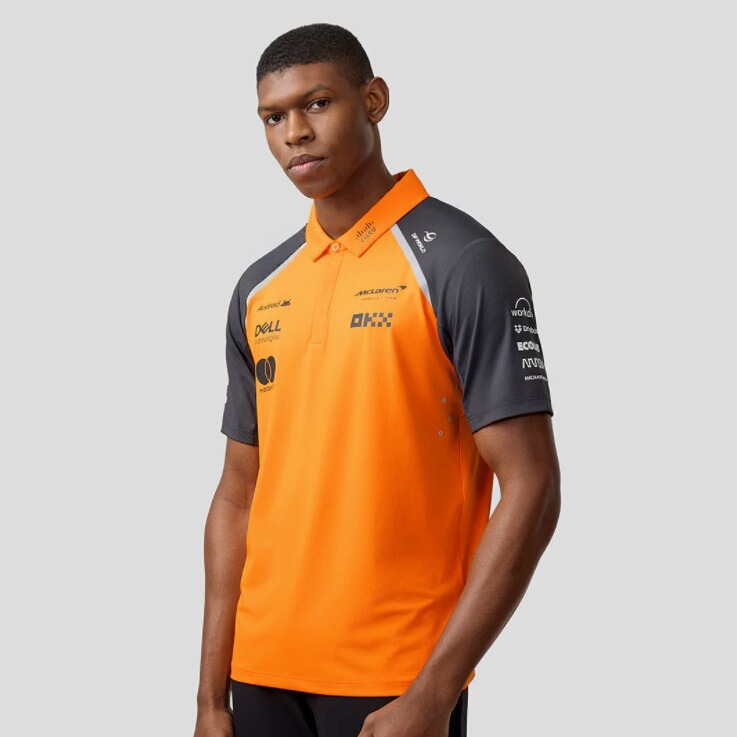 2025 New F1 Racing Suit Ferrari Mercedes Benz Mclaren Short-Sleeved T-Shirt Polo Same Team