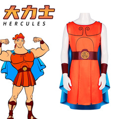 動畫電影 大力士cos服 海格力斯cosplay 服萬聖節角色扮演表演服