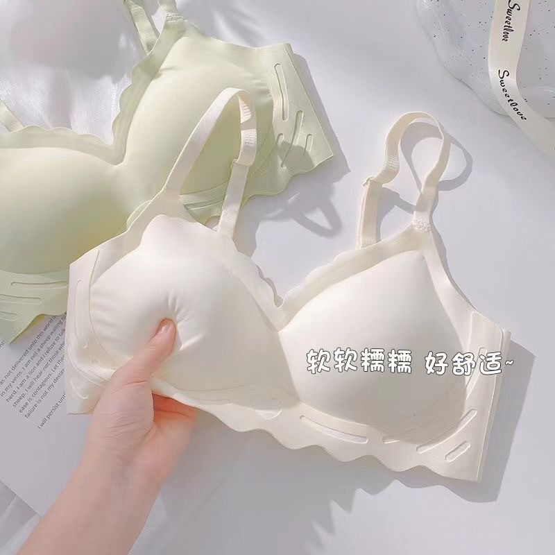 無痕下着女性無鋼圏美背大胸顕小胸睡眠文ブラジャー収副乳メーカー直販|undefined