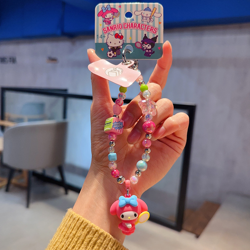 2026年新作正規品サンリオクロミぬいぐるみキーホルダー女性向け可愛いハローキティぬいぐるみカメラ小物