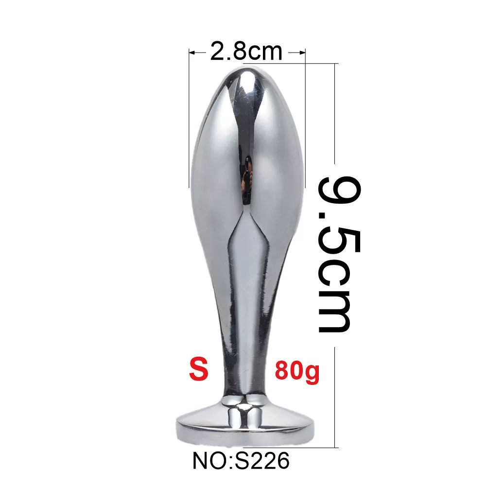 Detachable Anal Plug Heads, Silicone & Metal Options, Multiple Shapes and Sizes