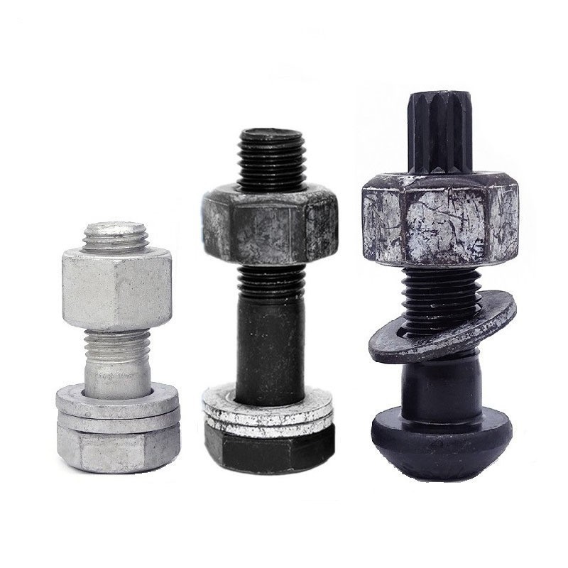 Wholesale of 10.9-second blackened hexagonal head connecting screws for steel structure high-strengt