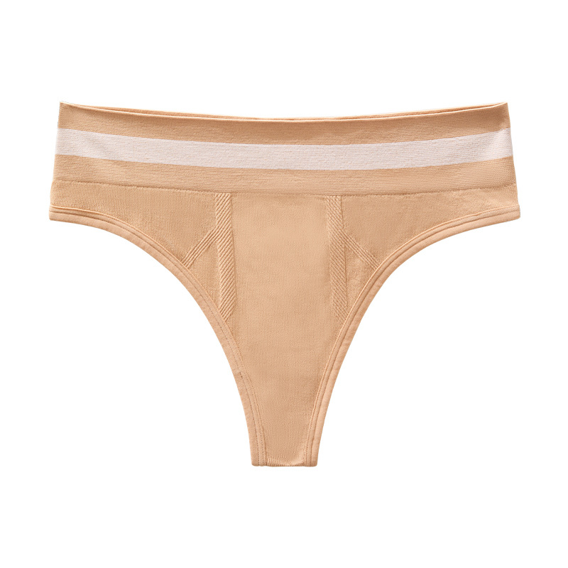 Comercio exterior sin marcas yoga thong para mujeres tamaño de contraste de cintura alta elástico deportivo fitness cómodo transpirable T-shirt sexy