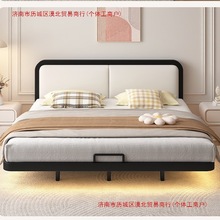 悬浮床现代简约无床头床架排骨架家用主卧大床单双人床铁艺床网红