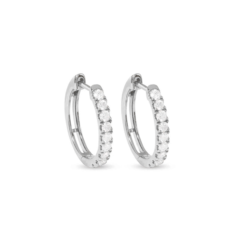 1 Pair Quantity Daily Occasion 1 Pair Elegant Geometric Solid Color Copper Hoop Earrings