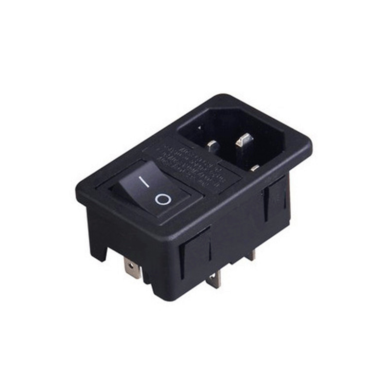 厂家供应二合一AC212电源插座AC01三合一医疗机械品字插座