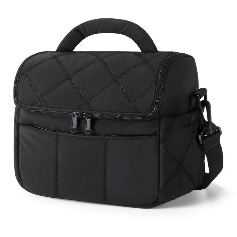 Amazon nueva bolsa de almuerzo con aislamiento para mujer linda caja de almuerzo acolchada bolso de almuerzo impermeable esponjoso ligero