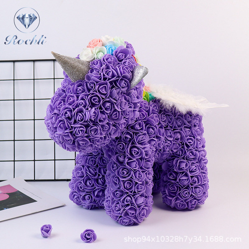 Corona, velo de cabeza, unicornio, flor inmortal, chica, amante, cumpleaños de Navidad, esposa.