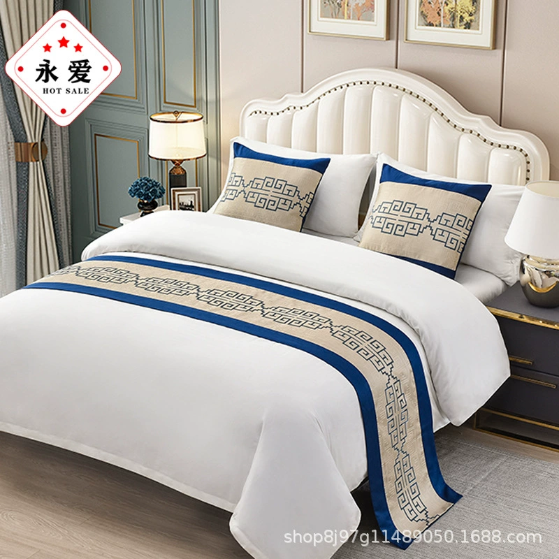 Bed Towel Luxury Hotel Hotel bedding Furnishing Best Best Bed Banner European Simple Light luxury bed cover