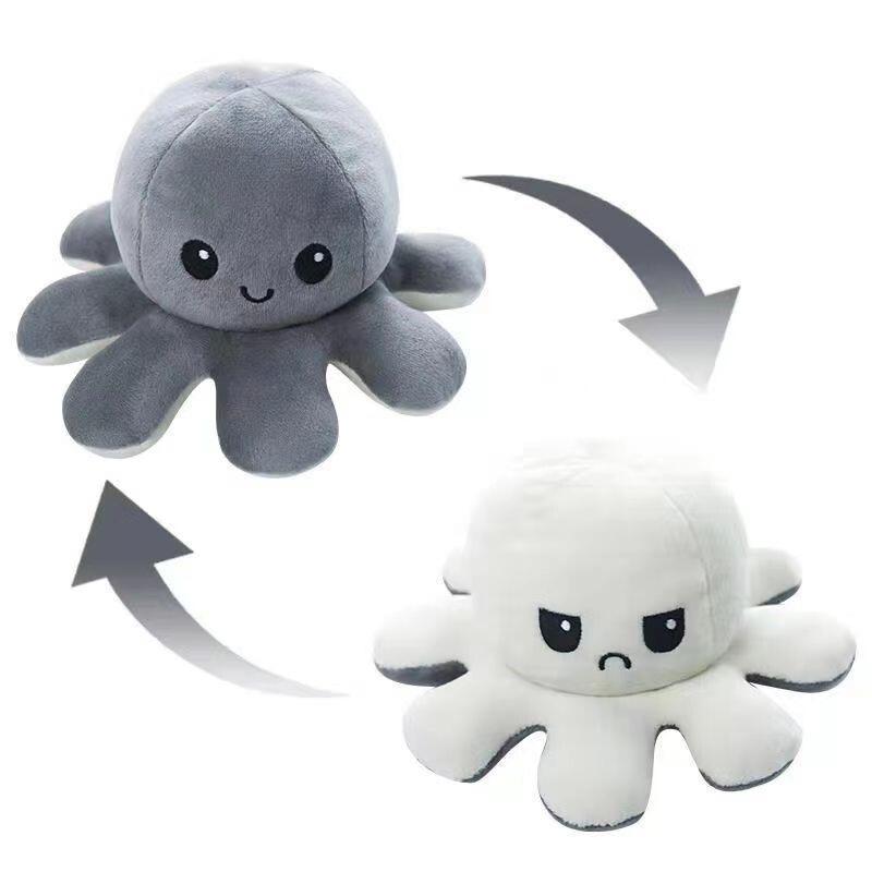 タコ八爪魚のぬいぐるみをひっくり返すことができます。|undefined