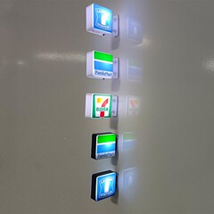 ミニ看板発光冷蔵庫マグネットライトボード両面発光磁気ラウンドライトボード写真でロゴをカスタマイズできます