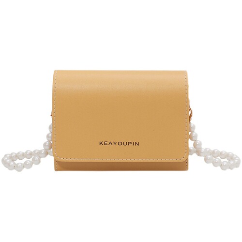 Korean version of summer pearl bag 2024 new trendy fashion crossbody bag women's bag summer simple single shoulder armpit small square bag