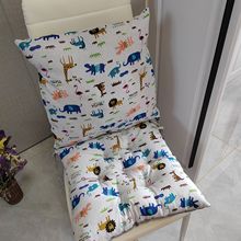 连体座椅靠垫抱枕汽车垫子办公室加厚椅子垫学生久坐靠背拉链可拆