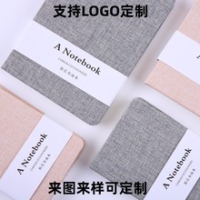 简约纯色布面手帐本日韩创意迷你笔记本文具日记本手账本口袋本