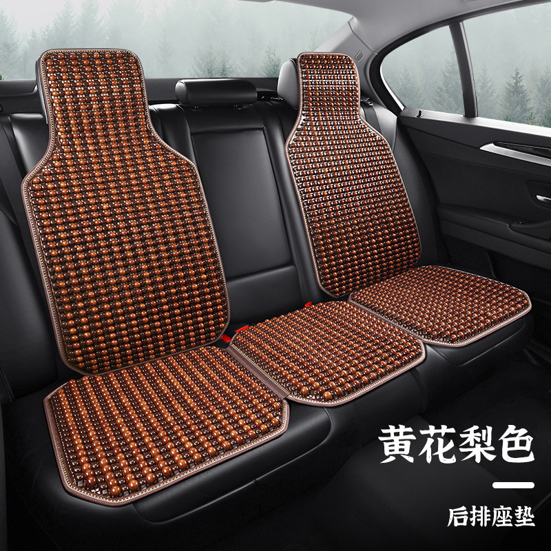 Cuatro estaciones cojín de automóvil universal cojín de verano cojín de perlas de madera transpirable ventilación de verano gran camión