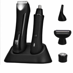 メンズ 5 in 1 セット ボディヘアカッター 鼻毛トリマー 眉毛トリマー シェーバー