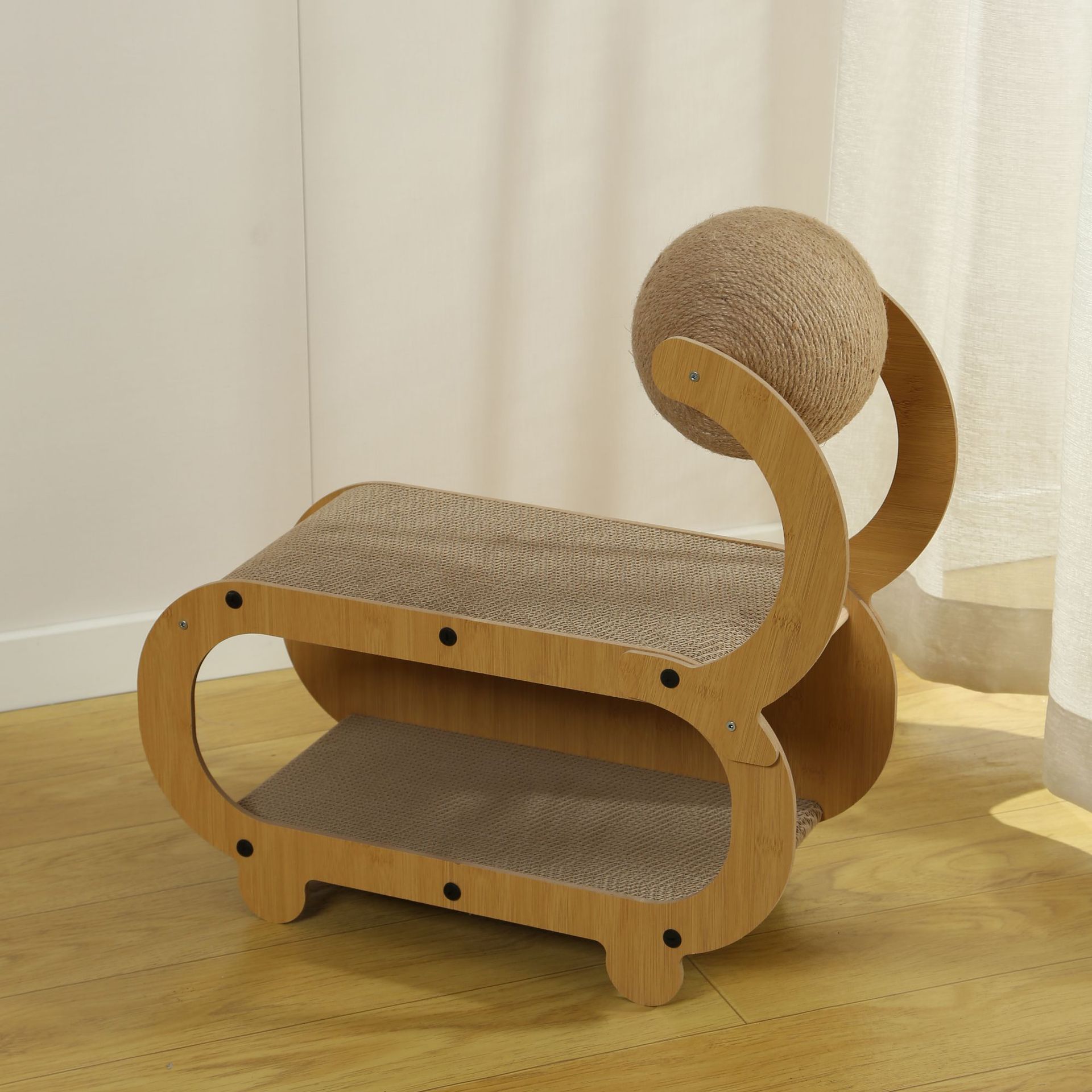 사각 고양이 긁는 보드 볼 스타일