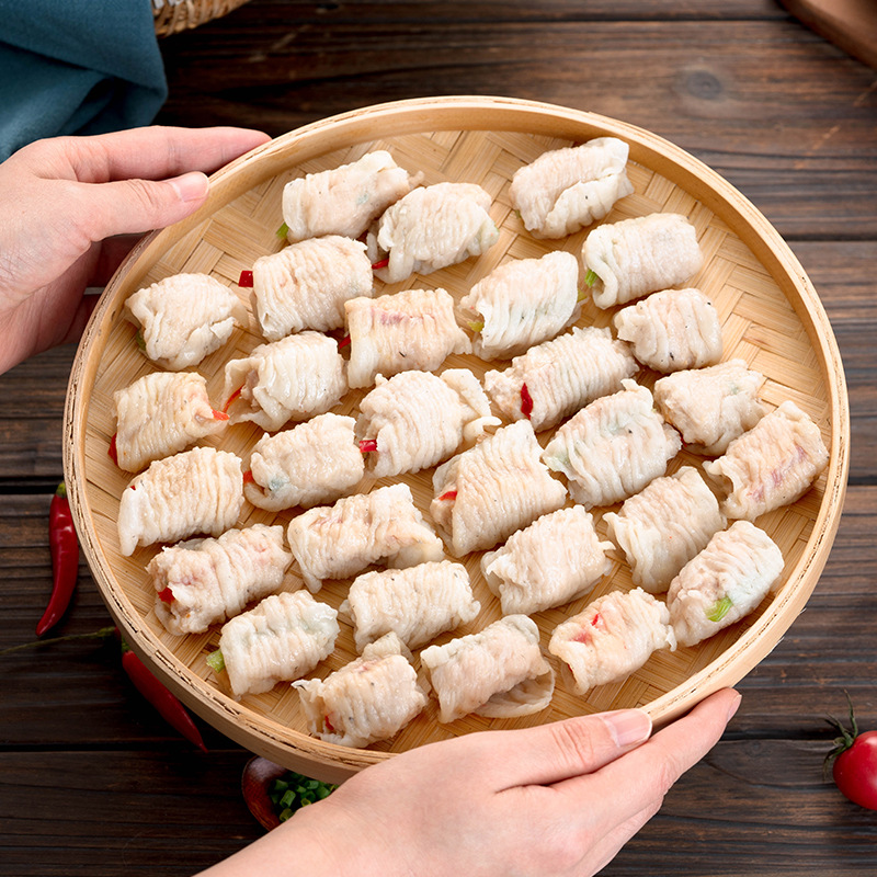 Chaoshan fish rolls, fish book rolls, fish dumplings, hot pot ingredients, Kanto-style boiled food, spicy hot pot, ready-to-eat cuisine, commercial wholesale