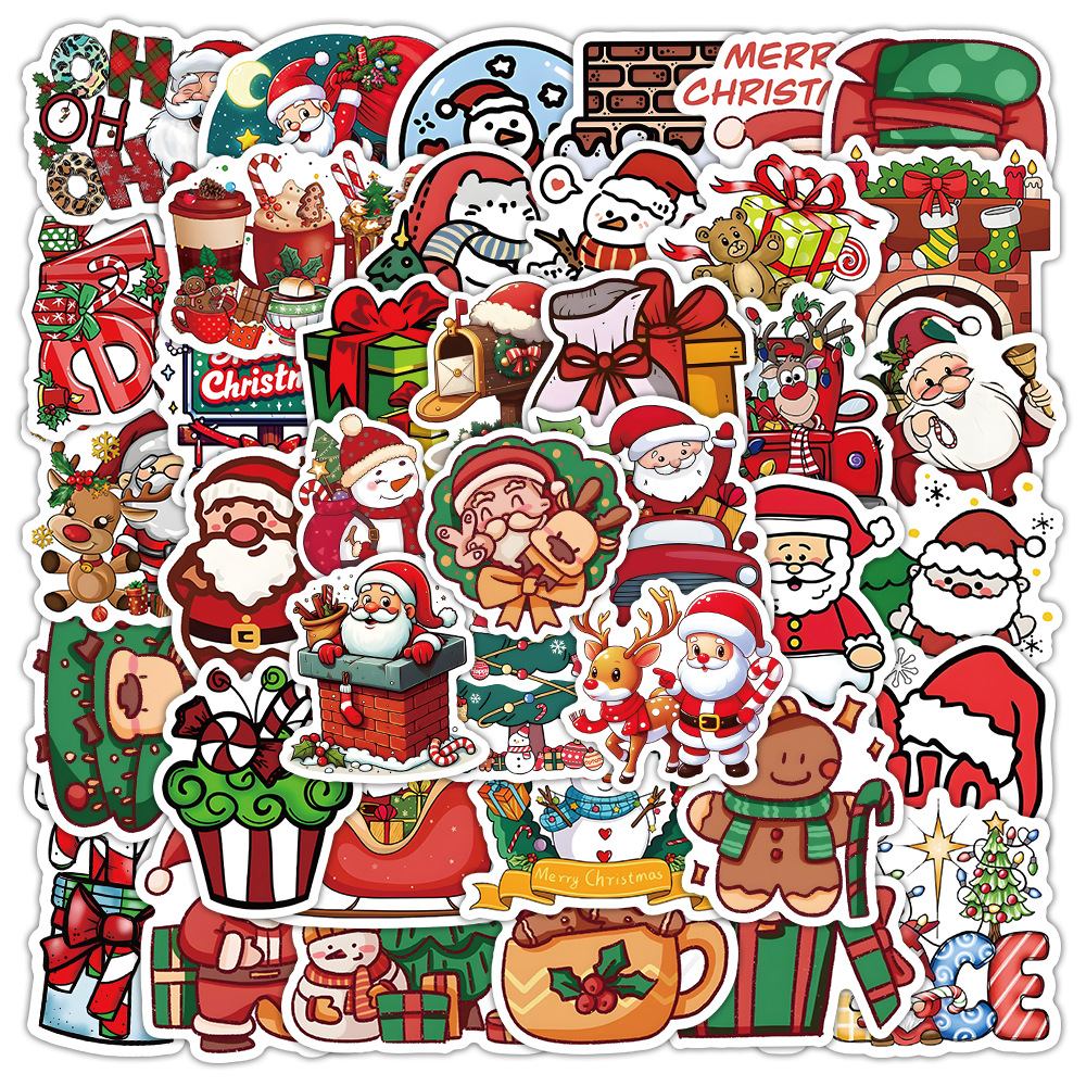 Χριστούγεννα. Υπέροχα Χριστουγεννιάτικο Δέντρο Άγιος Βασίλης Χιονάνθρωπος PVC Χριστούγεννα. Σχολείο Εξαρτήματα Κόμματος display picture 1