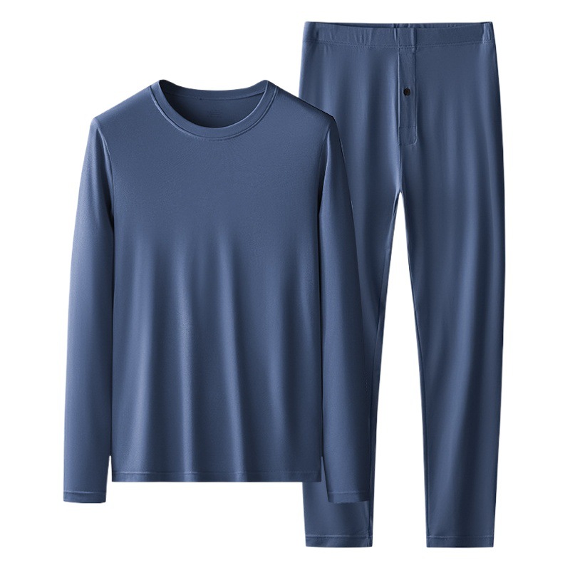 60 de doble cara modal otoño e invierno ropa interior térmica de los hombres traje de fondo fino ropa de abrigo ropa de otoño pantalones largos al por mayor