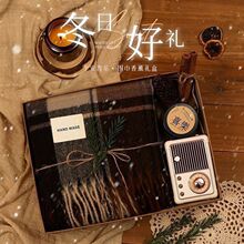 2025新款实用生日礼物送男生朋友闺蜜感冬季保暖围巾礼盒套装
