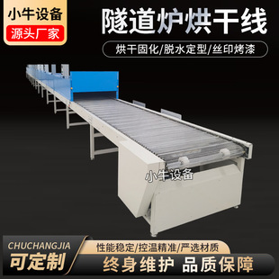Silk Screen Tunnel Drying Oven Assembly Line High Temperature Drying Tunnel Oven Baking Line Mesh Belt Drying Line High Temperature Curing