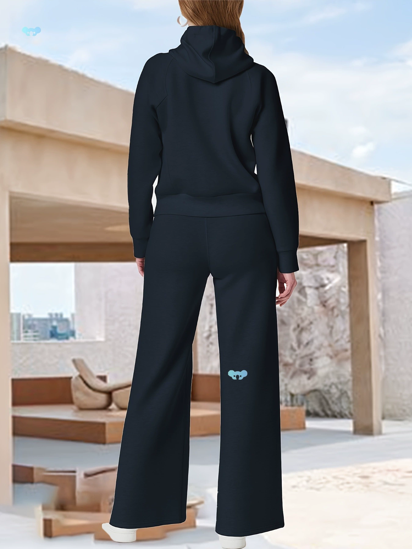 2 шт. Толстовка с капюшоном, спортивные штаны, костюм на молнии 2025, трансграничная доставка