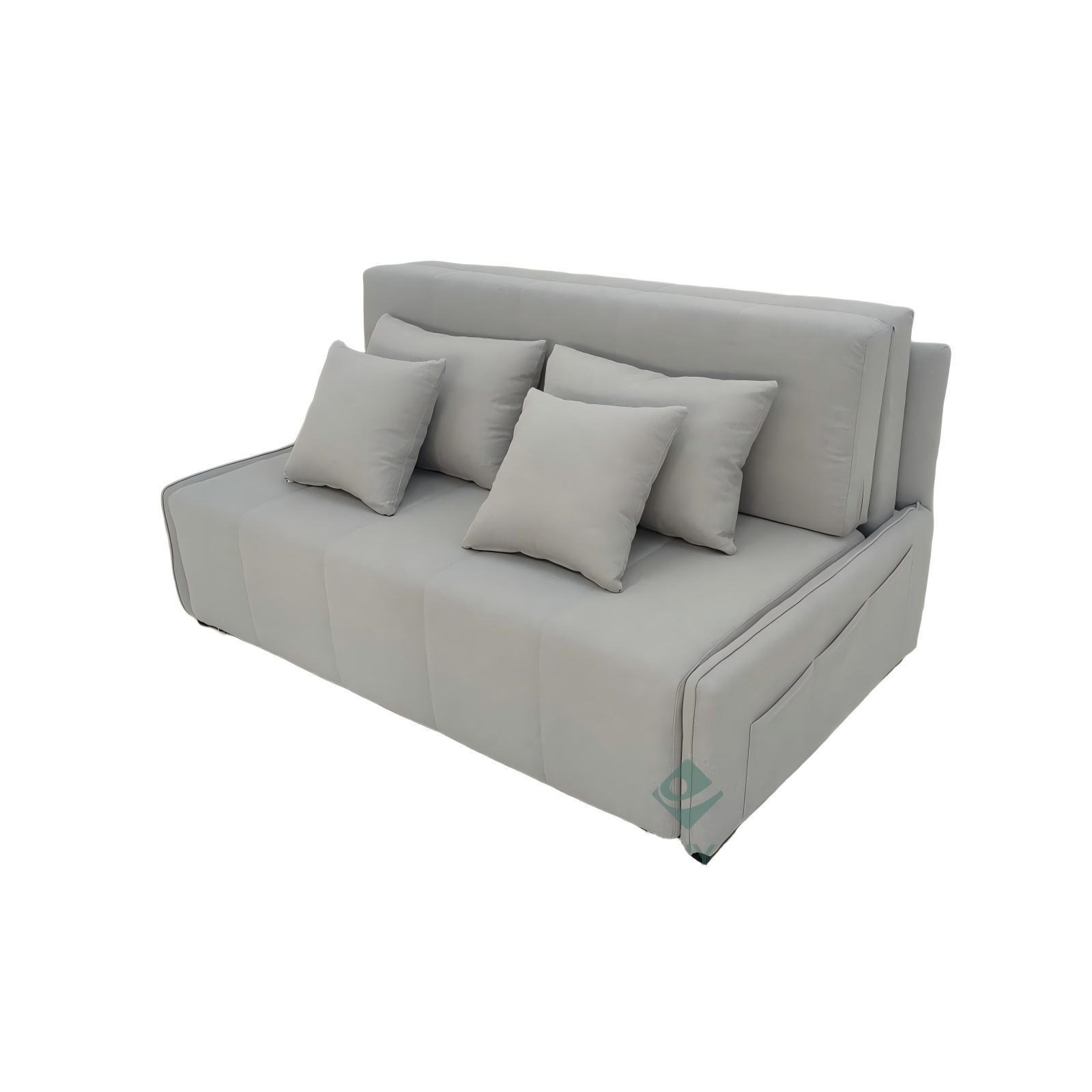 Sofá cama multifuncional de algodón y lino sin reposabrazos tipo sofá cama de doble propósito de la sala de estar