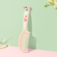 新しいヘアコーム、ストレートヘアコーム、マッサージスタイリング、かわいいコーム、女性用家庭用耐久性のある熟した接着剤、学生や子供、超かわいいロング