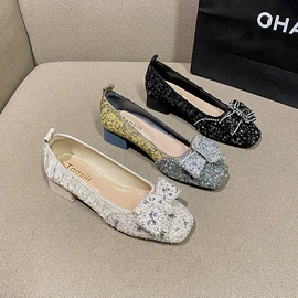 女式休闲单鞋;平底拖鞋;女式时装单鞋