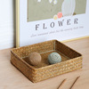 Japanese straw table storage box, coffee table, remote control