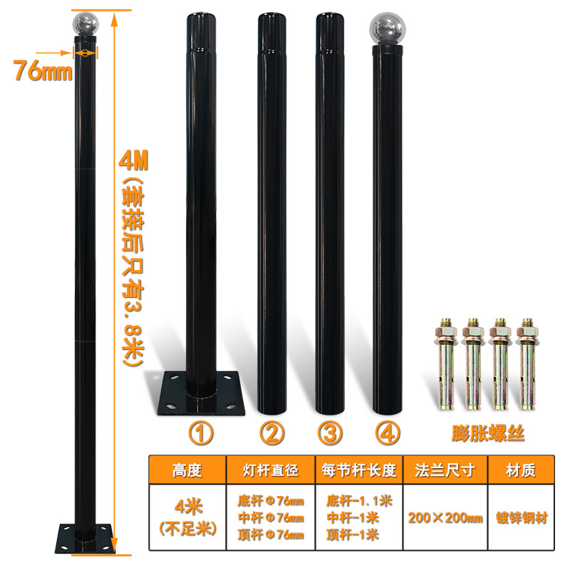 4 m 동일한 지름로드-경제 모델