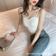 Summer New Internet Celebrity Hot Style Bottoming Inner Tube Top Underwear Beauty Back Camisole Women's Outer Wear with Chest Pad Wrapping Chest