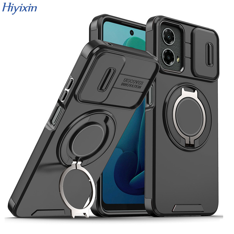 Suitable for Moto g Play Mobile Phone Case Motorola g Power Push Window Bracket Anti-Fall Protective Cover