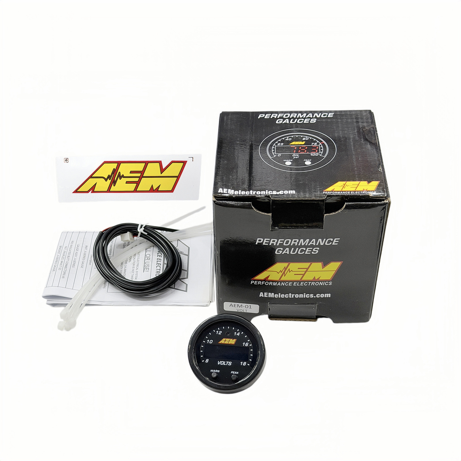 Car Modification Turbo Gauge 52mm Second Generation Aem Air-Fuel Ratio Gauge with Oxygen Sensor Set Lsu4.9