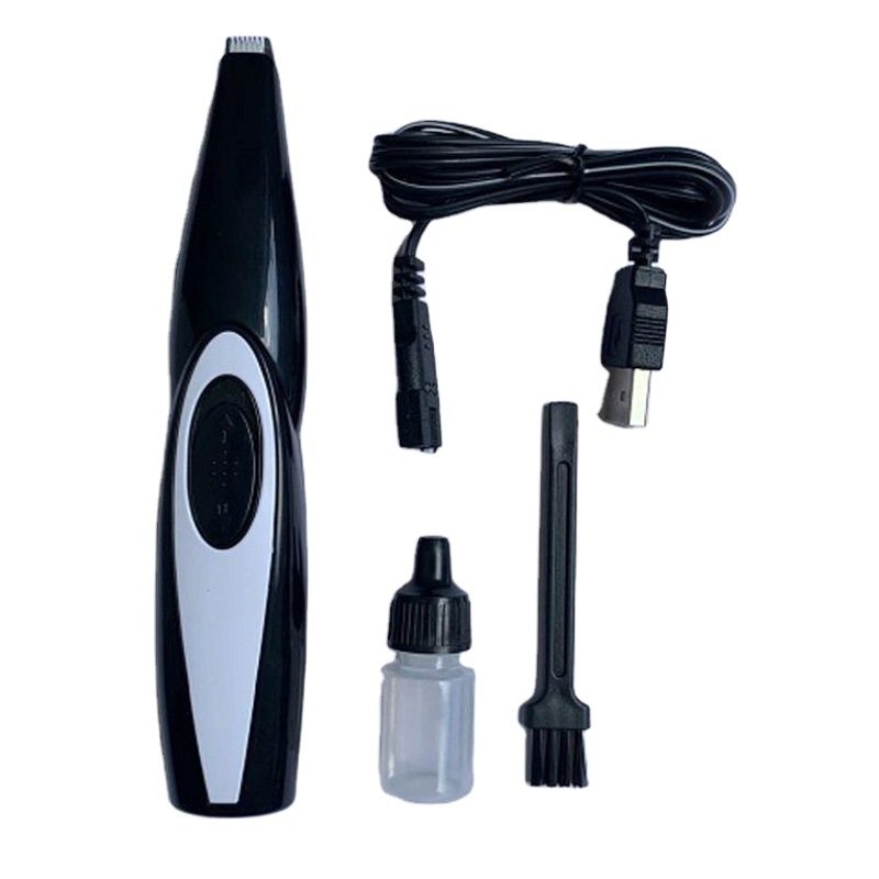 Ventas de la fábrica para mascotas cortapelos gato y perro pie talla tijeras para mascotas pelo trimmer eléctrico cortapelos mascota máquina de afeitar