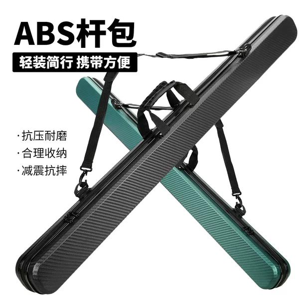 Hard Shell Fishing Rod Bag, Lightweight Fish Bag, Fishing Bag, Multi-Functional 1.255m 1.3m Pole Bag, Satchel Fishing Gear Bag
